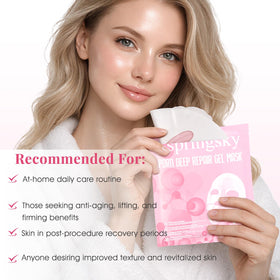 SPRINGSKY sachet next to a tube for size and scale comparison