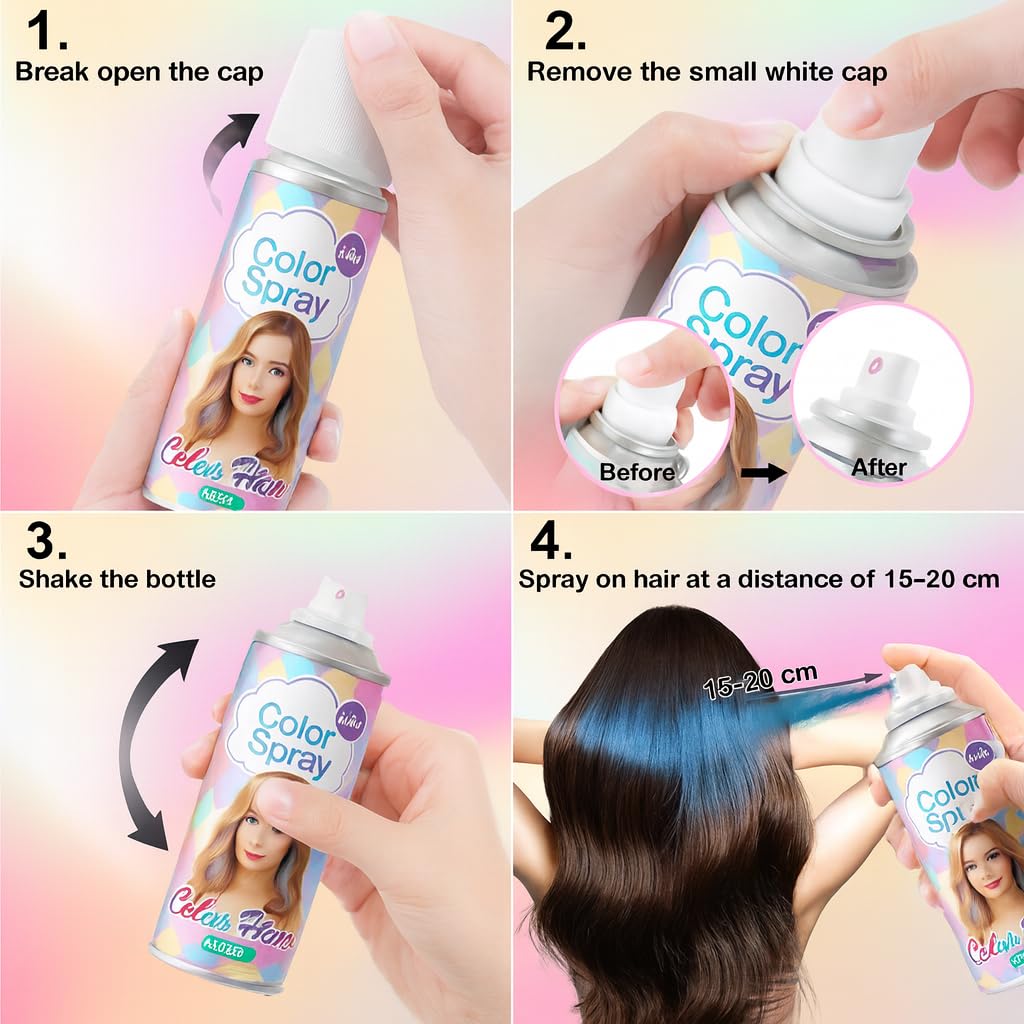 SPRINGSUGAR before and after hair transformation displaying instant vibrant change