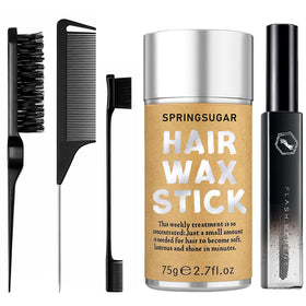 SPRINGSUGAR front packaging showing full 5-piece styling kit and benefits