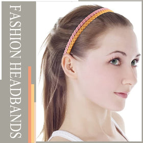 Springtime headband worn by teen demonstrating comfortable daily hold