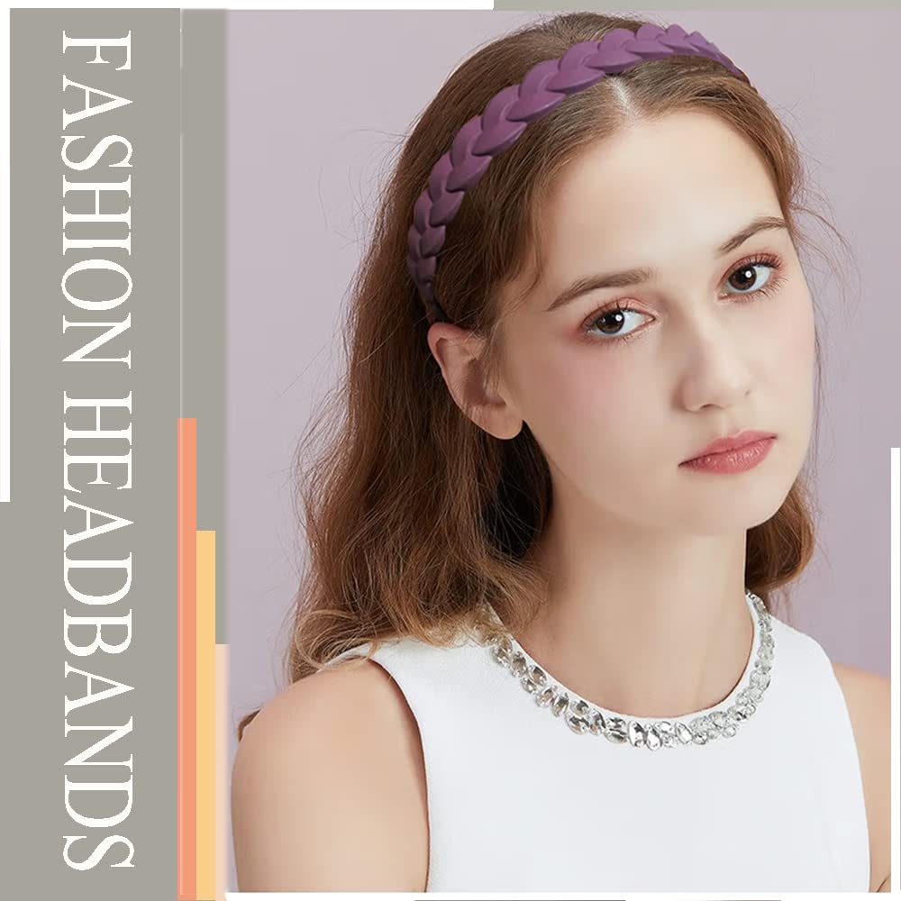 Springtime headband in hand showing size and one-size-fits-most convenience