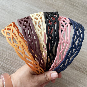 Springtime wiping headband surface showing easy-care maintenance benefit