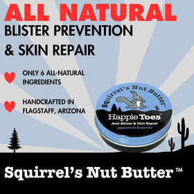 Squirrel's Nut Butter texture close-up highlighting smooth, absorbent salve