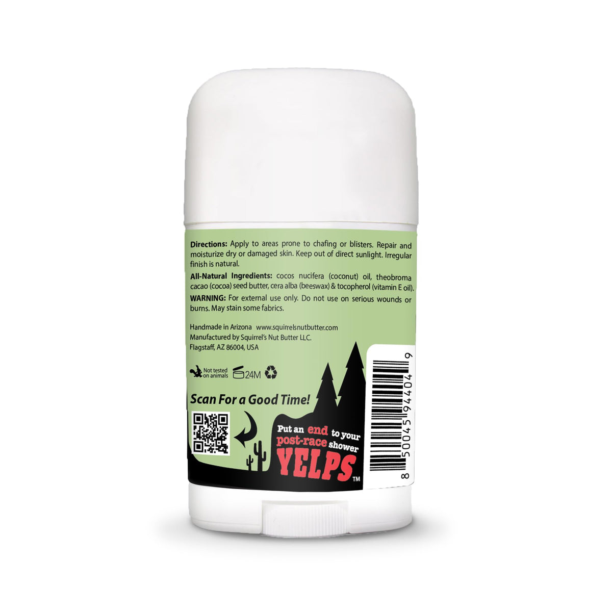 Squirrel's Nut Butter lifestyle trail run image shows outdoor use and comfort