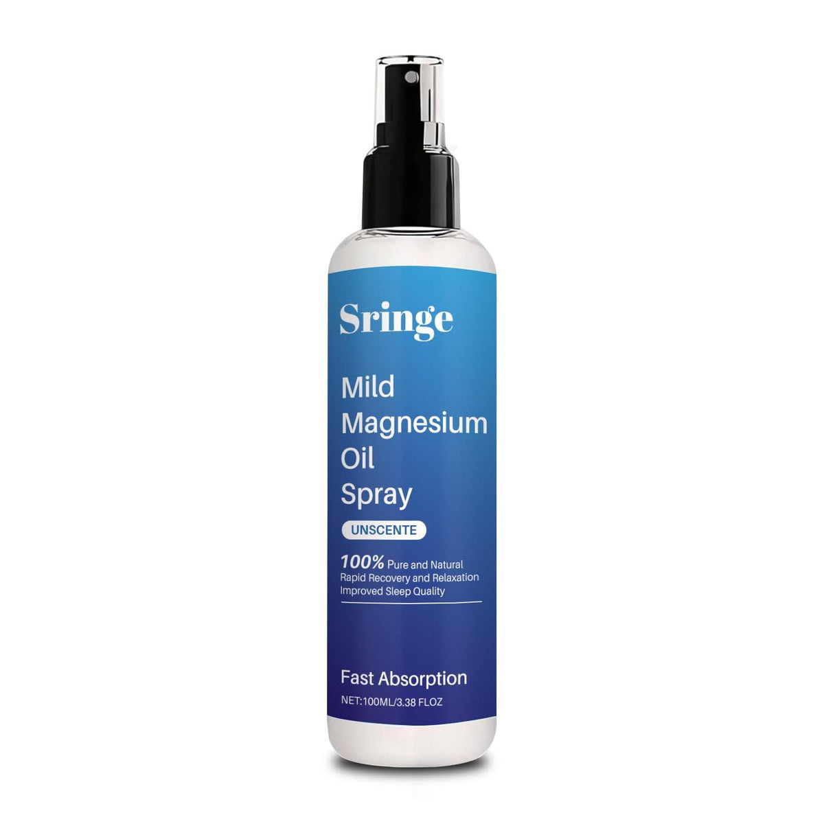 sringe front packaging showing bottle and label for easy identification