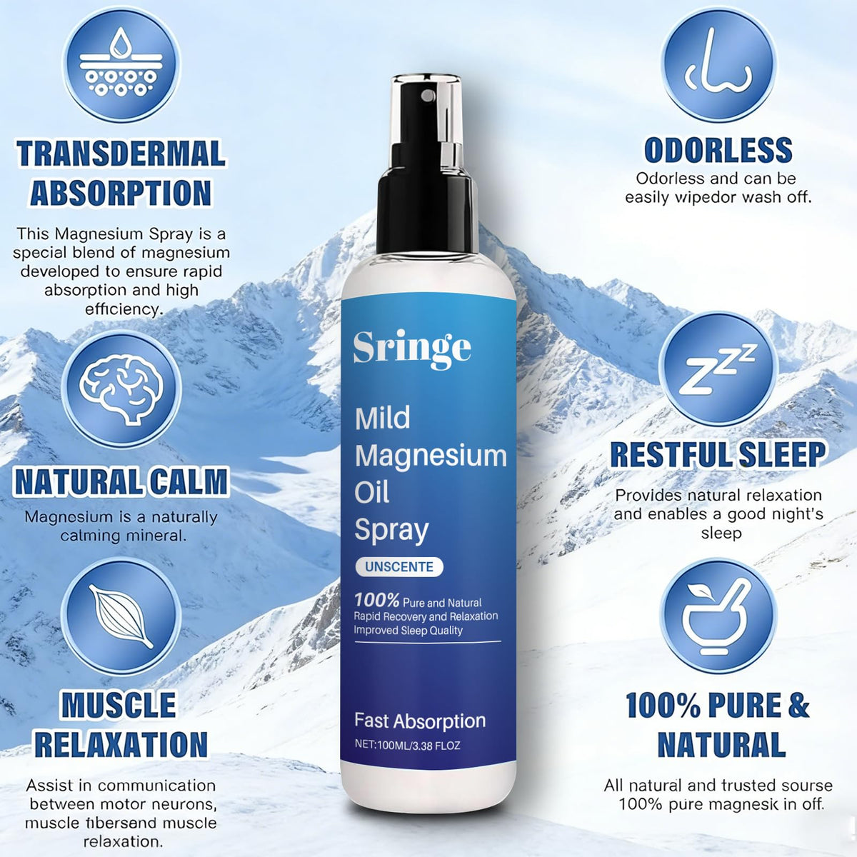 sringe spray nozzle closeup highlighting fine mist delivery benefit