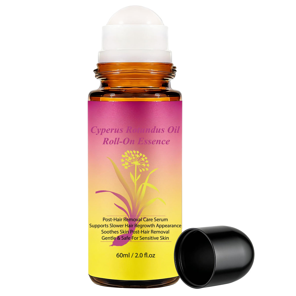 SRIOIO front bottle of Cyperus Rotundus Oil showing product packaging and calming finish