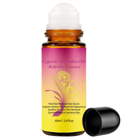 SRIOIO front bottle of Cyperus Rotundus Oil showing product packaging and calming finish