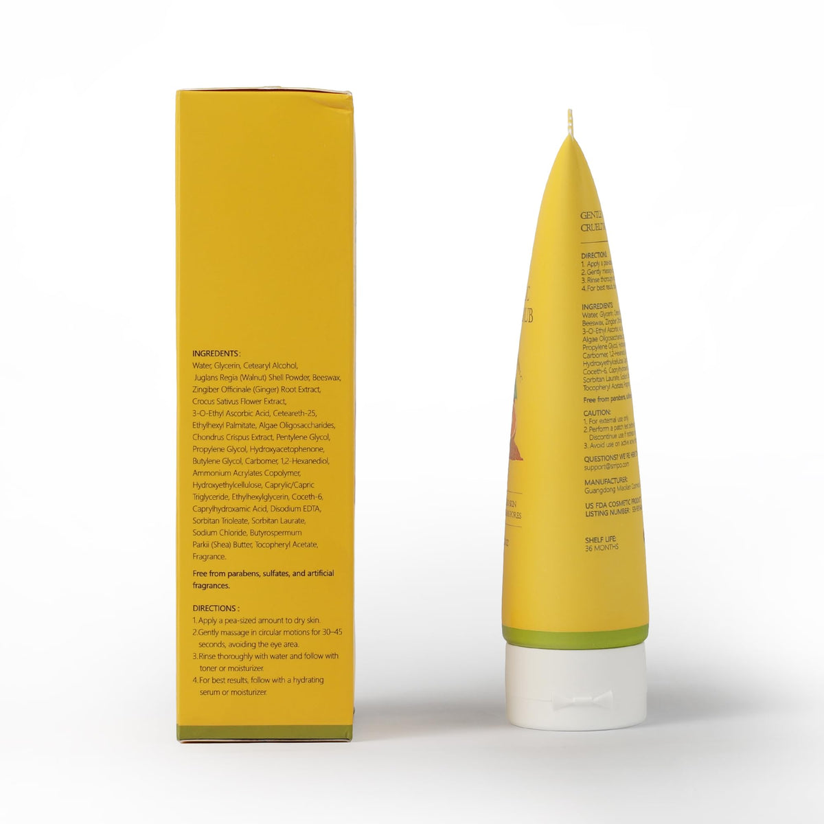 Srripo before and after close-up showing improved skin texture