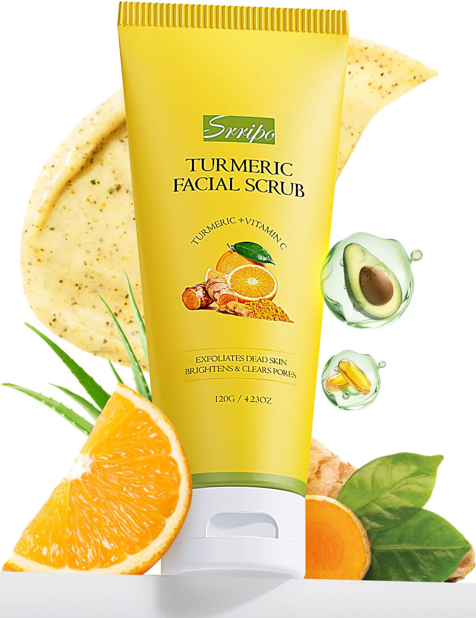 Srripo front packaging showing tube and product benefits