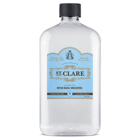 St Clare front label on 16oz bottle showing product name and unscented benefit