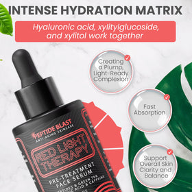 St. Croix serum on bathroom counter in routine setting showing effortless layering and daily use benefit