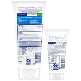 St. Ives travel-size apricot scrub tube displayed for easy packing and portability