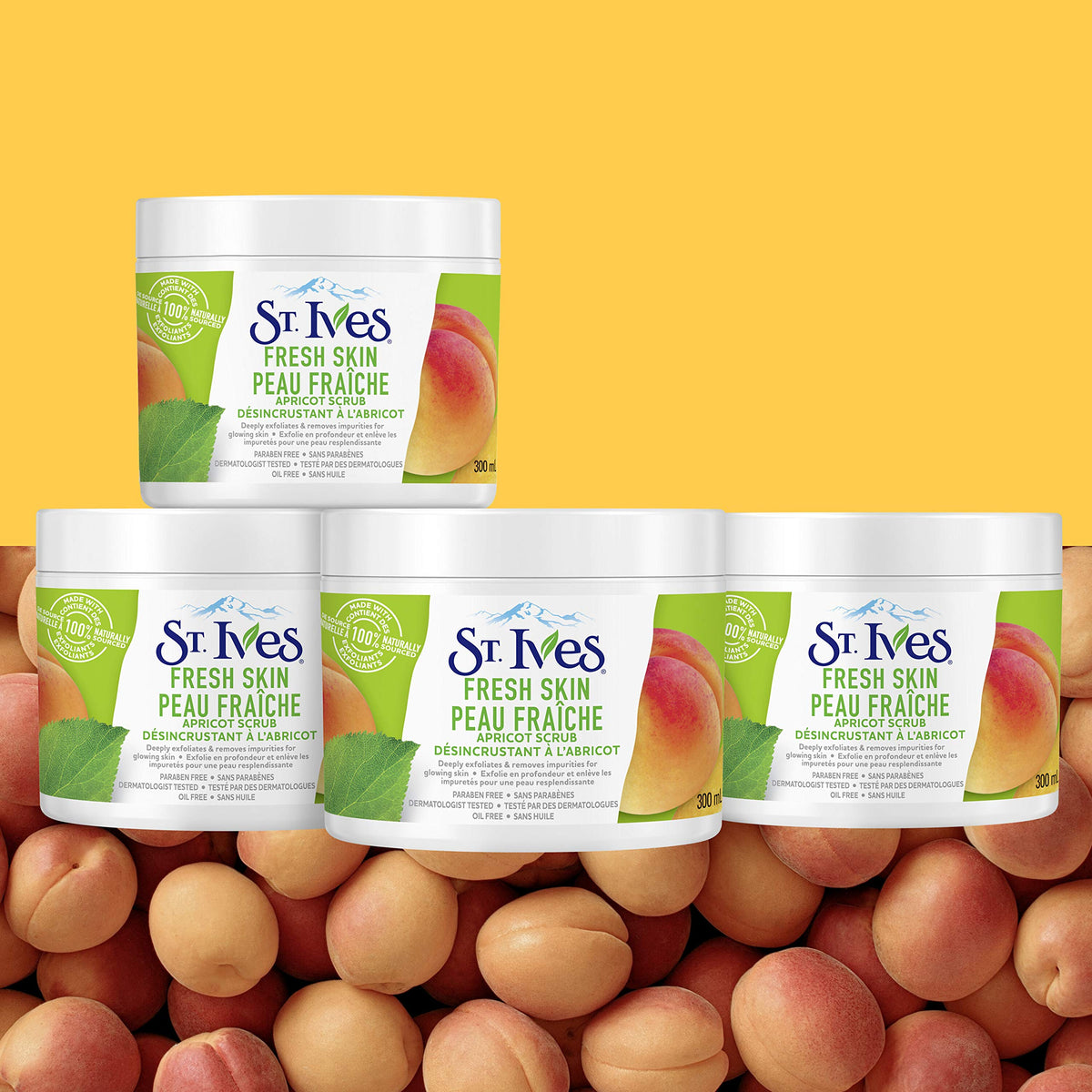 st. ives bathroom lifestyle styled scene conveying routine-ready skincare benefit