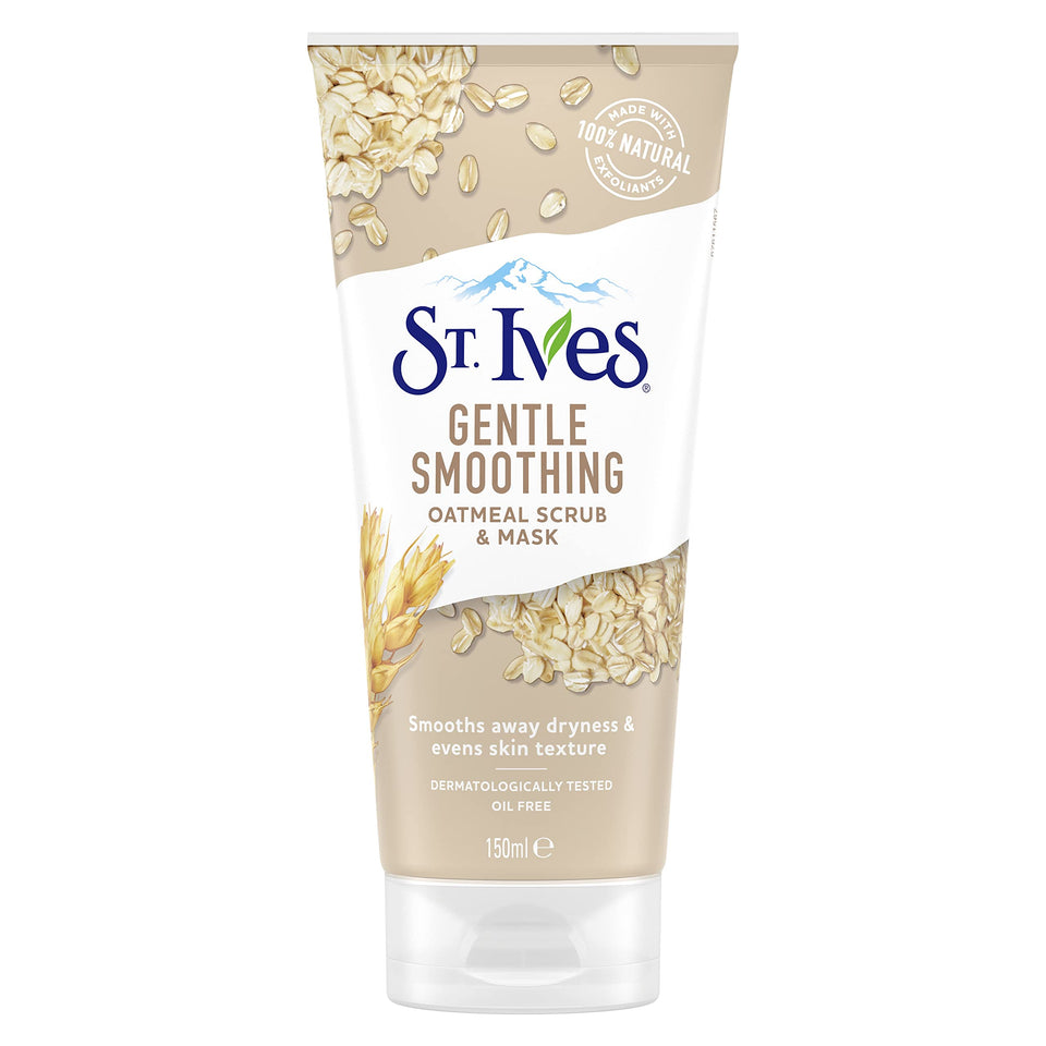 St. Ives front packaging showing gentle moisturizing scrub & mask for everyday hydration