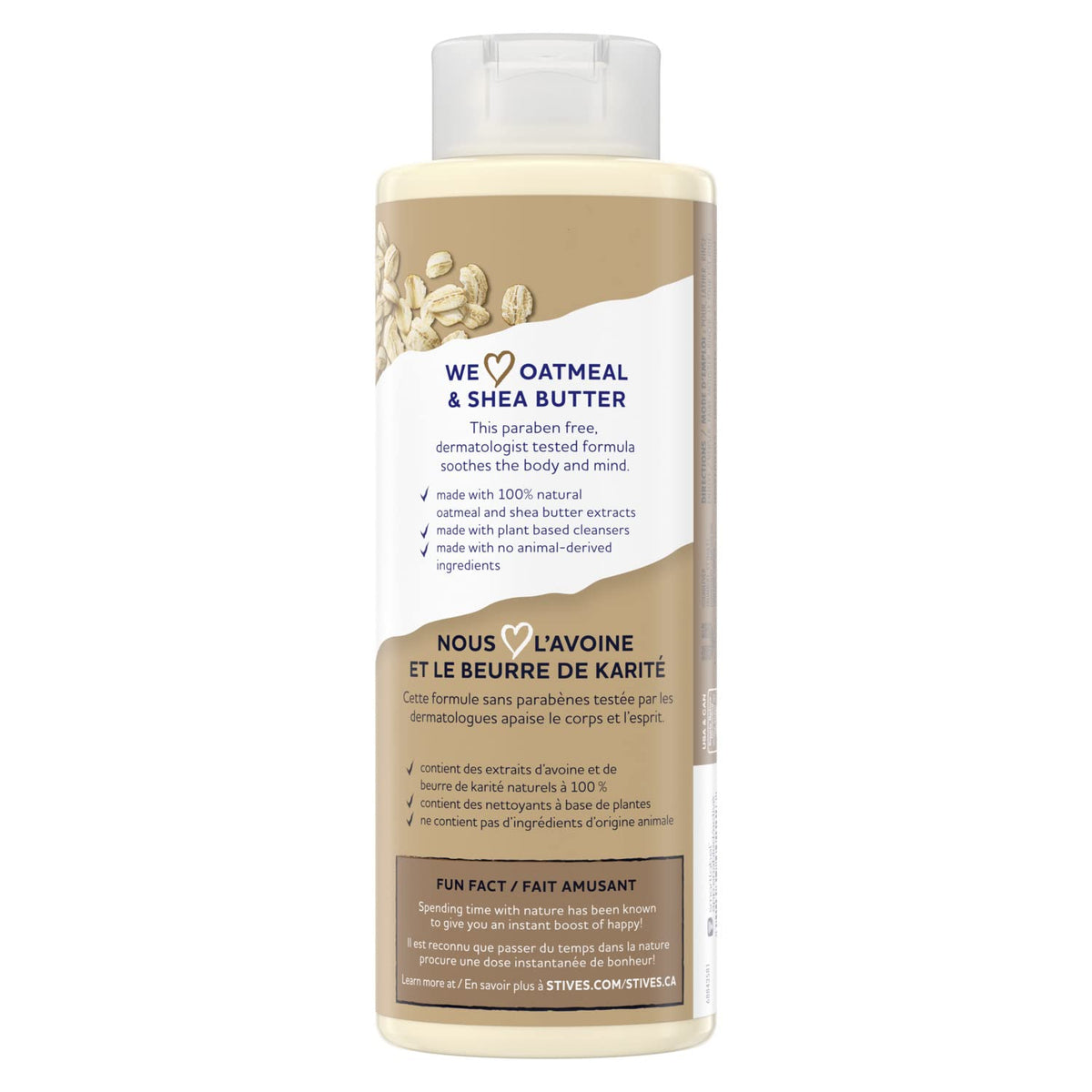 St. Ives pump dispensing creamy texture for easy application and hydration