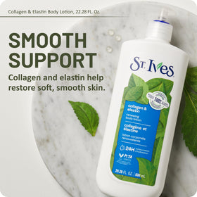 St. Ives pump top view highlighting dispenser for easy one-handed use