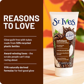 st. ives six tubes stacked illustrating multipack value and consistent supply