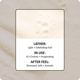 St. Ives exfoliant texture with walnut shell particles for gentle buffing