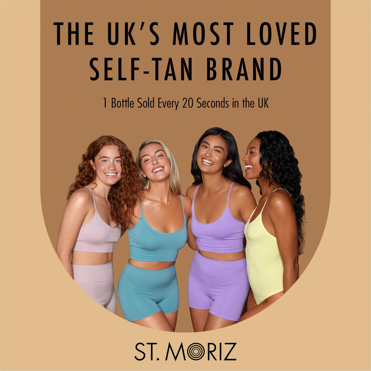 ST. MORIZ can in a beach bag evoking sun-kissed look and convenience