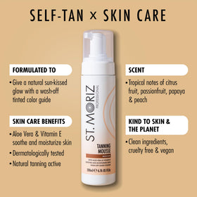 st. moriz mousse pump close-up emphasising easy dispensing and controlled application