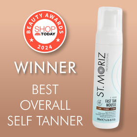 St Moriz close-up mousse texture highlighting smooth application