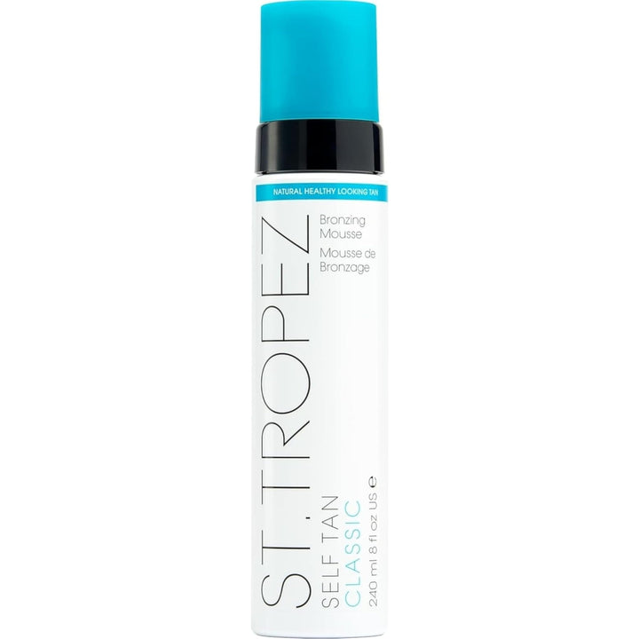 St.Tropez front packaging showing bottle and brand for trusted tan