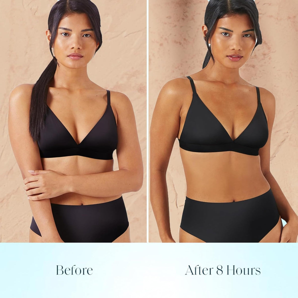 St.Tropez with jojoba oil visual communicating hydrating benefits