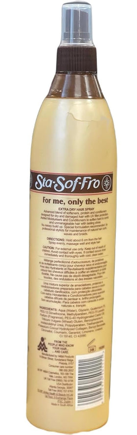 Sta-Sof-Fro 16 oz bottle beside ruler for clear size reference and value