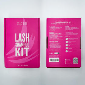 STACY LASH before and after lashes comparison demonstrating cleaner, fresher lash appearance