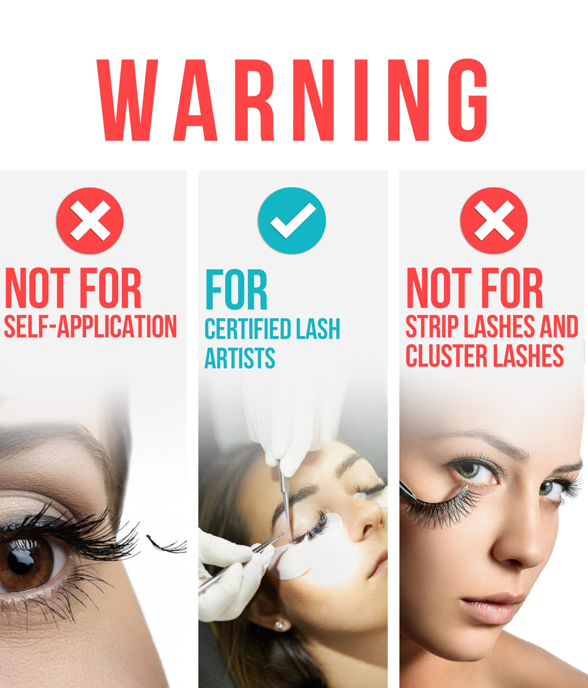 STACY LASH dropper tip close-up demonstrating precise dispensing for accurate placement