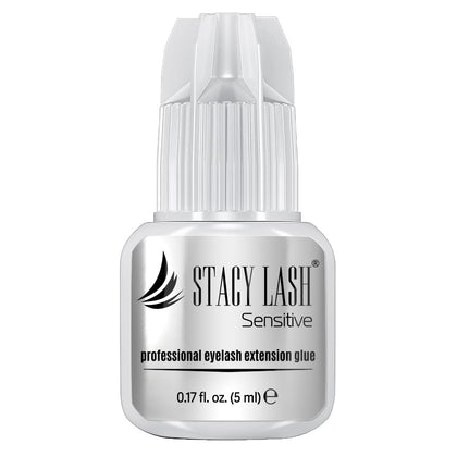 STACY LASH front bottle showing black adhesive and 5ml size for reliable application