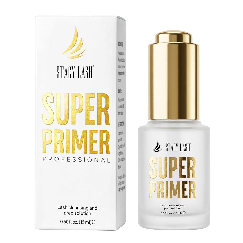 STACY LASH front bottle showing label and 15ml size for professional prepping