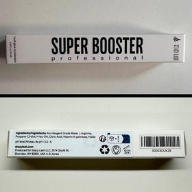 STACY LASH label close-up showing vegan, latex-free formula benefits