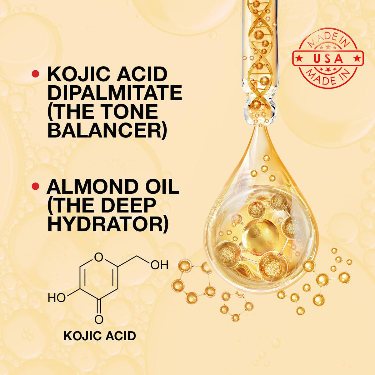 STAR CARE dropper applying oil to skin with precise targeted application benefit