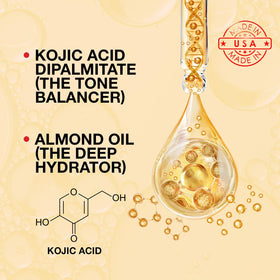 STAR CARE dropper applying oil to skin with precise targeted application benefit