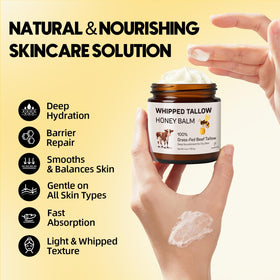 Starwise balm applied to hands demonstrating fast absorption and hydration