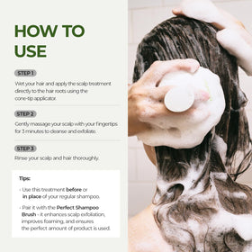 STEAMBASE ingredient label detail showing tea tree and BHA content