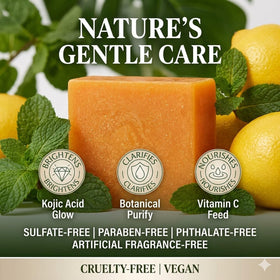 Stem and Soul lather in hand demonstrating rich foam and gentle cleansing action