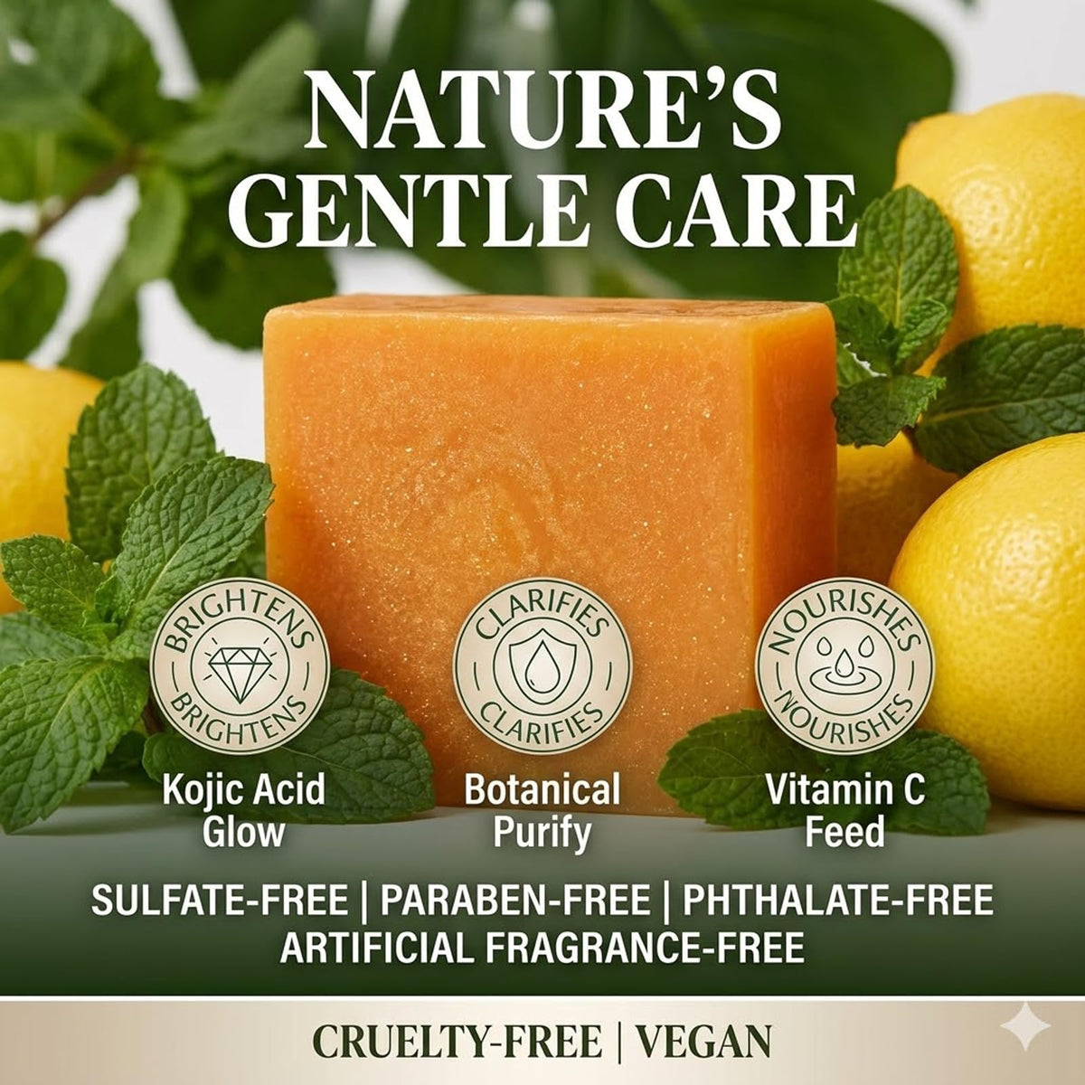 Stem and Soul rich lather on hand demonstrating effective cleansing
