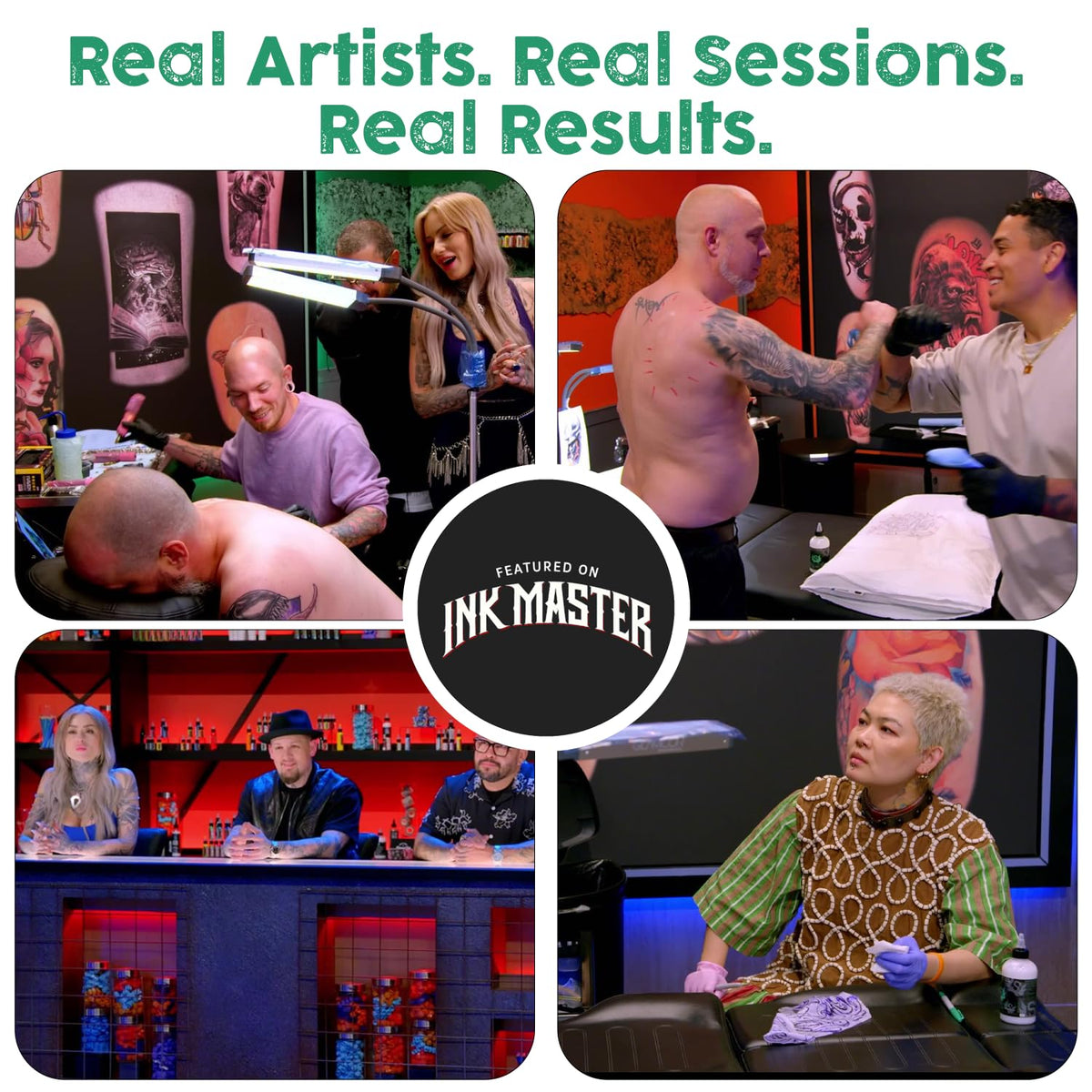 Studio scene with Stencil Stuff on tray demonstrating professional, efficient workflow