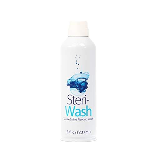 STERI - WASH front label showing product and benefits