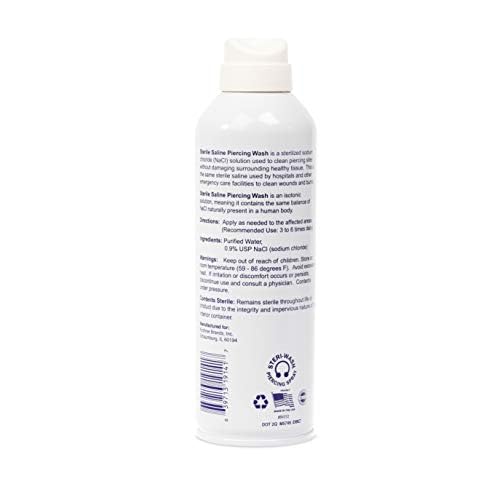 STERI - WASH fine 360-degree spray pattern for thorough cleansing