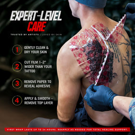 Sterivault wrap applied on forearm demonstrating coverage and everyday movement
