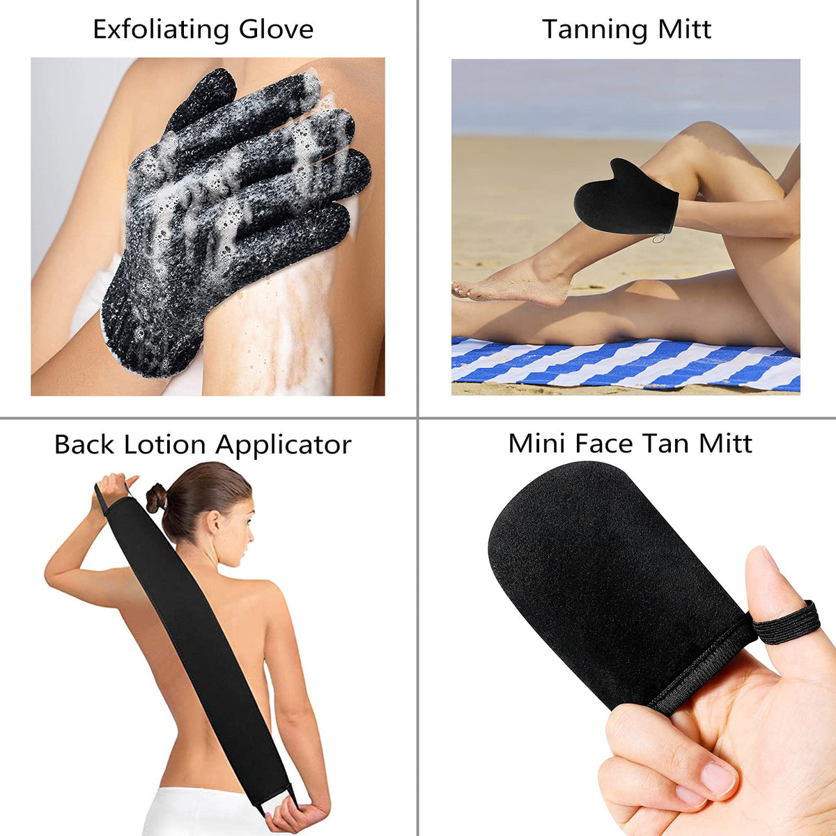 STEUGO mini face mitt close-up offering precise coverage without streaks