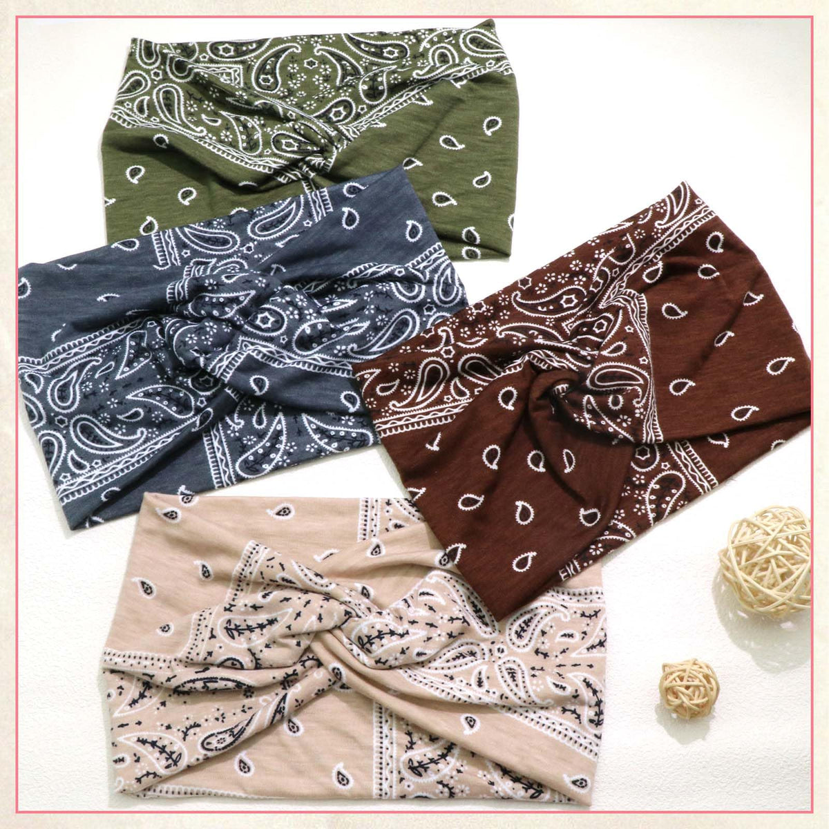 STGDAK lifestyle image with bandana in outfit adding boho-chic finishing touch