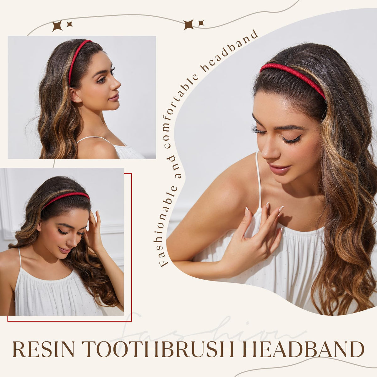 STHUAHE close-up of resin teeth showing smooth finish and comfortable grip