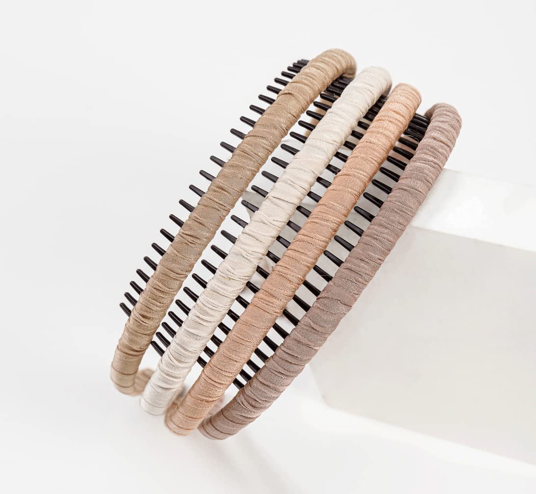 STHUAHE close-up of resin teeth highlighting soft grip and scalp comfort