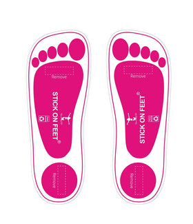 STICKONFEET front packaging showing pack and quantity for quick identification