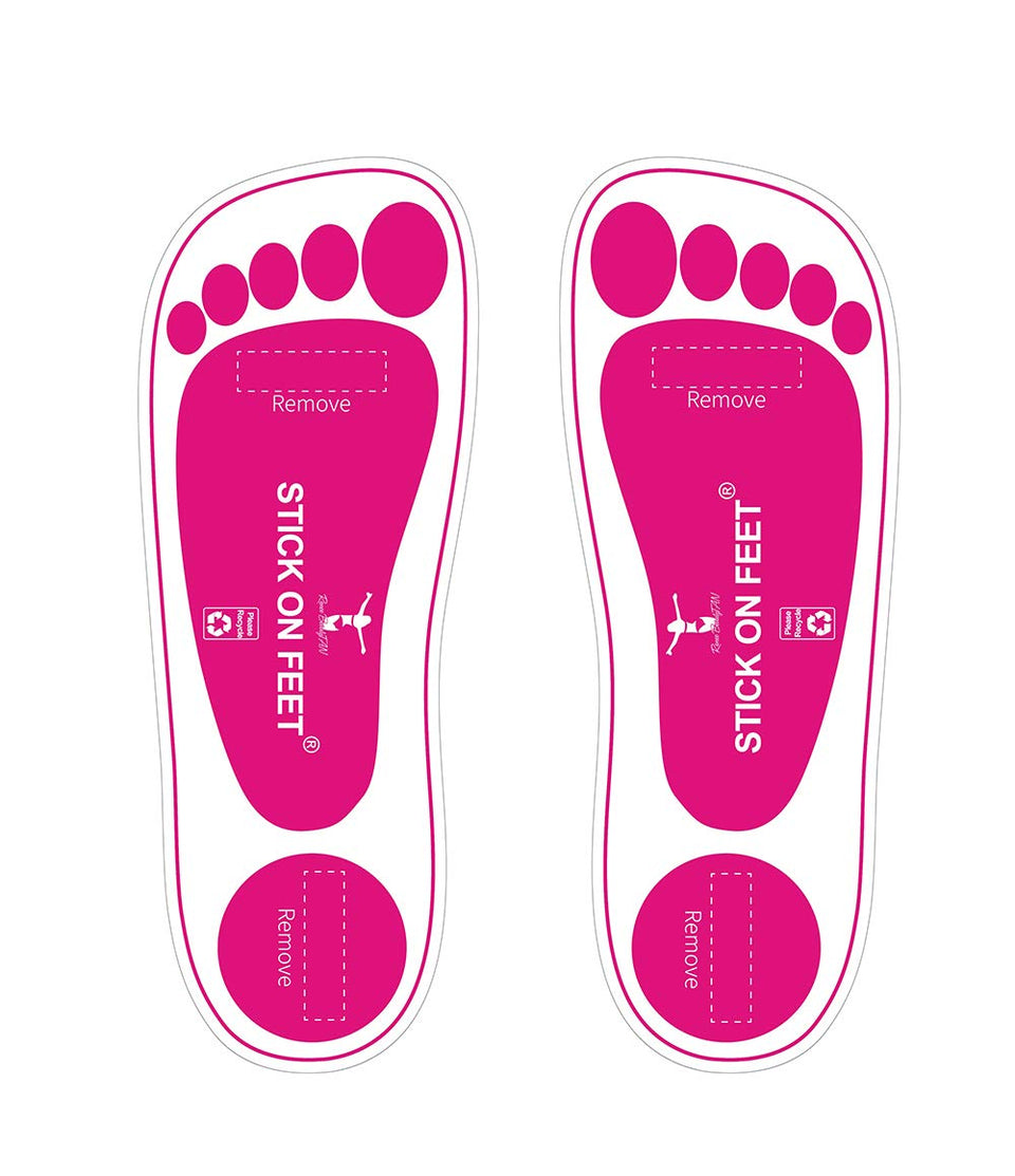 STICKONFEET front packaging showing pack and quantity for quick identification